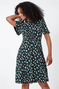 Black Petite Spot Ruched Stretch Midi Dress 10 Black Petite Spot Ruched Stretch Midi Dress -Dress Haven Sales Store a684bfdb 695f 4186 be12 276a3337e23d