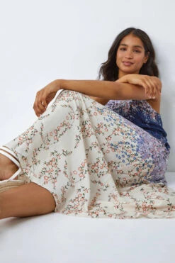 Ombre Floral Halter Neck Maxi Dress -Dress Haven Sales Store a8346082 654f 4685 9f00 1c6d2bc2860d