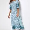 Light Blue Floral Border Print Midi Dress 2 Light Blue Floral Border Print Midi Dress -Dress Haven Sales Store a968c56b e8e7 4c50 b2dc 477aa92f5429