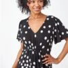 Black Petite Spot Print Stretch Tea Dress -Dress Haven Sales Store ad3c9c3c cc6a 4edd bea9 243a1cde8270
