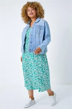 Red Curve Floral Shirred Bardot Dress -Dress Haven Sales Store adbf0900 b463 467c ab34 f05247e0eee2