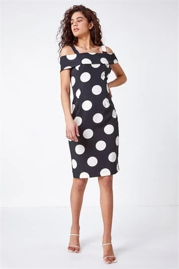 Red Spot Floral Print Premium Stretch Dress 7 Red Spot Floral Print Premium Stretch Dress - Image 5