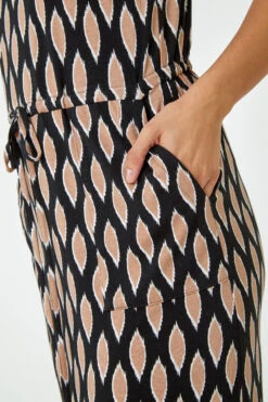 Black Abstract Print Drawcord Stretch Midi Dress 11 Black Abstract Print Drawcord Stretch Midi Dress -Dress Haven Sales Store af0b20cc fc0b 464b ad02 5af2aedadb67