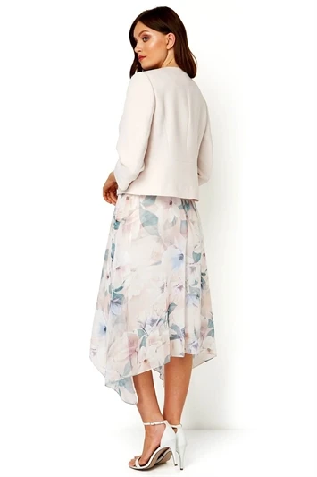 Purple Paisley Print Cowl Neck Dress 4 Purple Paisley Print Cowl Neck Dress - Image 2