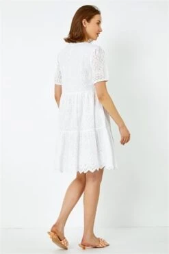 White Cotton Tiered Smock Dress 11 White Cotton Tiered Smock Dress -Dress Haven Sales Store b2f1f704 b560 40b7 8cd0 e1d4eeded7e7