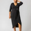 Black Curve Buckled Belt Wrap Dress -Dress Haven Sales Store b35a42d5 0aad 4efe b5a3 eb8c9ef8900f