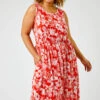 Red Curve Tropical Floral Print Maxi Dress -Dress Haven Sales Store b4843b23 7318 4748 86a7 dffc1e3884a3