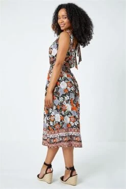 Red Petite Tropical Hanky Hem Midi Dress -Dress Haven Sales Store b5d95472 6afa 48ea 93be 8592c1322c22