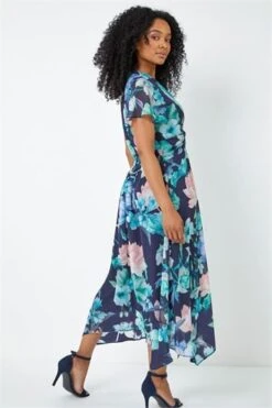 Mint Petite Frill Hem Floral Midi Dress -Dress Haven Sales Store b8ff3443 d15c 4750 9fa6 a17b22504a0c