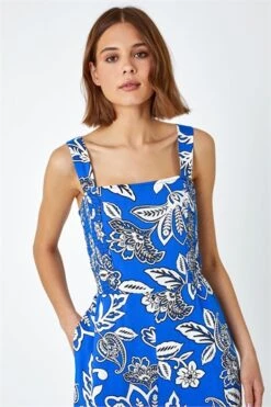 Pink Petite Floral Stretch Shirred Midi Dress -Dress Haven Sales Store b948323b 7c15 4353 b54f db79f9e00969