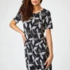 Grey Floral Puff Print Shift Dress -Dress Haven Sales Store bab3bba1 9509 430b be19 ec11ad1ff457