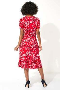 Red Floral Print Tiered Midi Dress 9 Red Floral Print Tiered Midi Dress -Dress Haven Sales Store bacf39ee f579 4c65 bbf7 86d33fbc2725