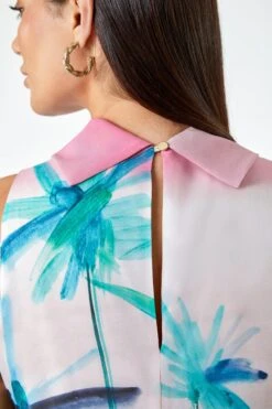 Green LIMITED Tropical High Neck Shift Dress -Dress Haven Sales Store bc2752a5 7b9f 4bea be89 35923ce4b73e