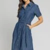 Blue Denim Pocket Detail Shirt Dress 1 Blue Denim Pocket Detail Shirt Dress -Dress Haven Sales Store bd193259 f61e 459b bd36 bd495a326816