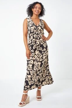 Black Petite Animal Twist Jersey Maxi Dress 10 Black Petite Animal Twist Jersey Maxi Dress -Dress Haven Sales Store bd617888 9bee 463a 83bb 0e05c1a1cd33