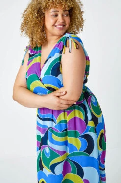 Purple Curve Abstract Shirred Stretch Maxi Dress 10 Purple Curve Abstract Shirred Stretch Maxi Dress -Dress Haven Sales Store bf9228ea 8652 41f5 9ab4 104a04376f2f