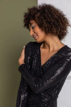 Black Sparkle Embellished Wrap Dress 10 Black Sparkle Embellished Wrap Dress -Dress Haven Sales Store c0fe8081 c8ec 428d 8eb5 2fc4c14607f1