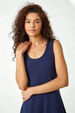 Navy Crochet Hem Stretch Midi Dress -Dress Haven Sales Store c2c556e6 1184 4f94 ade6 6fda1e0f7b5f