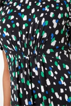 Black Petite Spot Ruched Stretch Midi Dress 11 Black Petite Spot Ruched Stretch Midi Dress -Dress Haven Sales Store c5b97392 248c 42ce a418 0989ca55cd85