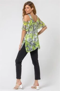 Ivory Floral Print Frill Cape Wrap Dress 8 Ivory Floral Print Frill Cape Wrap Dress -Dress Haven Sales Store c5cd3752 a290 4ee7 bee6 c7118071e565