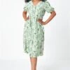 Green Petite Floral Print Shirred Midi Dress 1 Green Petite Floral Print Shirred Midi Dress -Dress Haven Sales Store c73a67cf 0ee0 4873 92b2 dc601a7540eb
