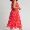 Red Petite Floral Print Tiered Frill Dress -Dress Haven Sales Store d37a340b b8ac 41ec bd18 c21fe60813b9