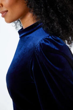 Midnight Blue Petite Keyhole Stretch Velvet Dress 11 Midnight Blue Petite Keyhole Stretch Velvet Dress -Dress Haven Sales Store d9ba61c7 a0f5 4c55 8bea 2eb30dbda066