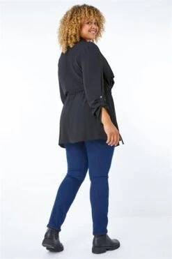 Black Curve Abstract Spot Print Midi Dress -Dress Haven Sales Store dc92f2e2 742a 4410 8e98 0f7f193a8980