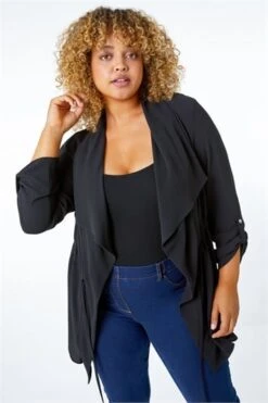 Black Curve Abstract Spot Print Midi Dress -Dress Haven Sales Store e165a9d2 c835 4bef b6b5 461a6449d6b9