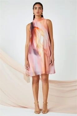 Pink Luxe Colourblock Fit & Flare Maxi Dress -Dress Haven Sales Store e1c8b1f2 170b 4837 8e5c 888b03a39028