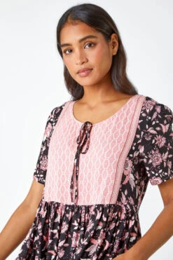 Black Floral Border Print Smock Dress 10 Black Floral Border Print Smock Dress -Dress Haven Sales Store e41310b8 24a6 4ab3 ad01 f9a06a6d77c7