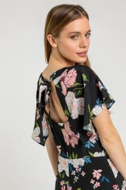 Black Petite Floral Print Maxi Dress -Dress Haven Sales Store e8a069c7 7183 4158 8272 c2da20a35e66