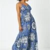 Navy Petite Floral Print Tiered Maxi Dress 2 Navy Petite Floral Print Tiered Maxi Dress -Dress Haven Sales Store f0a3ff7c 447a 4009 9af2 fd18dd3ec0fd