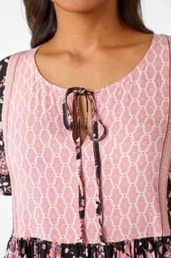 Black Floral Border Print Smock Dress 11 Black Floral Border Print Smock Dress -Dress Haven Sales Store f25ace24 a13a 4f62 ae17 b30d6d701c61