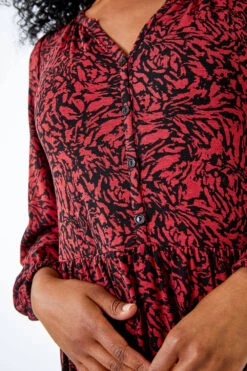 Rust Petite Animal Tiered Stretch Dress -Dress Haven Sales Store fbffaeff 6f8d 414a 81f2 dd14cf8bc3ae