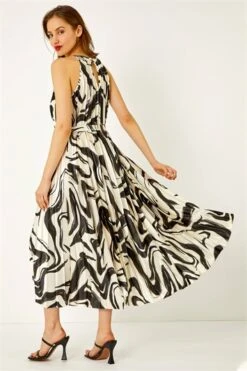 Ivory Geometric Overlay Cold Shoulder Maxi Dress -Dress Haven Sales Store fe1e18e7 b380 40fe aded 0880ac867dd9